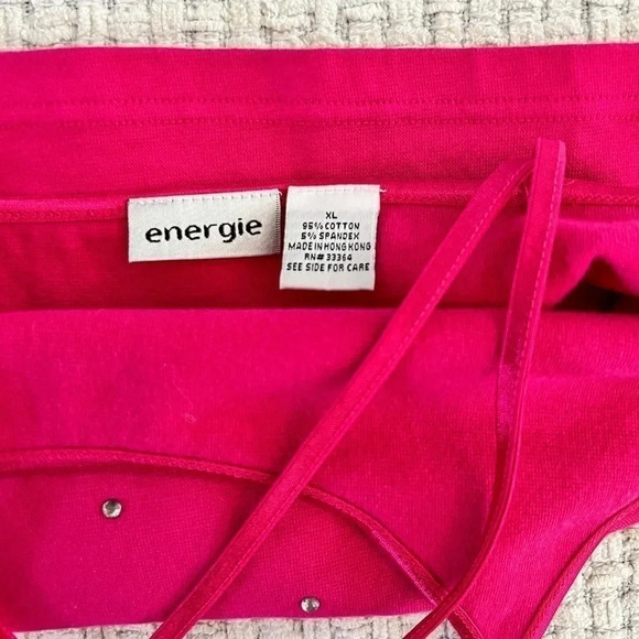VINTAGE Pink Energie Crop Tank Top - Picture 5 of 5